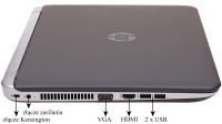 HP ProBook 450 G3 - porty z lewej strony