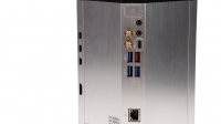 Gigabyte Brix Gaming UHD - gniazda audio, porty USB (3x USB 3.0, 1x USB 3.1 typu A, 1x USB 3.1 typu C), RJ-45, złącza anteny Wi-Fi