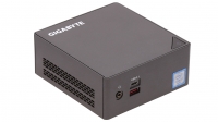 Gigabyte Brix S - porty z przodu: audio in/out, USB 3.1  typu A oraz USB 3.1 typu C