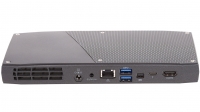 Intel NUC NUC6i7KYK Skull Canyon - gniazda z tyłu: zasilanie, audio/TOSLINK, RJ-45, USB 3.0, mini-DisplayPort, Thunderbolt 3, HDMI