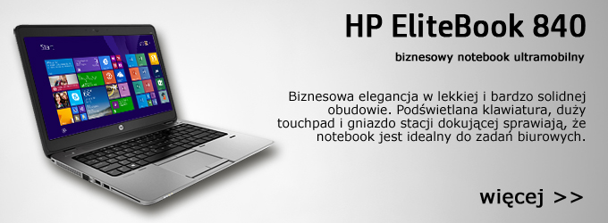 HP EliteBook 840 - uniwersalny biznesowy notebook mobilny