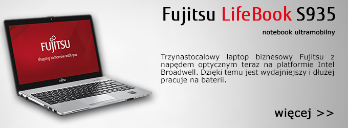 Fujitsu LifeBook S935 wiecej