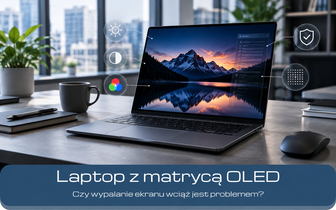 Laptop z matrycą OLED – poradnik zakupowy, zalety i ryzyko wypalenia